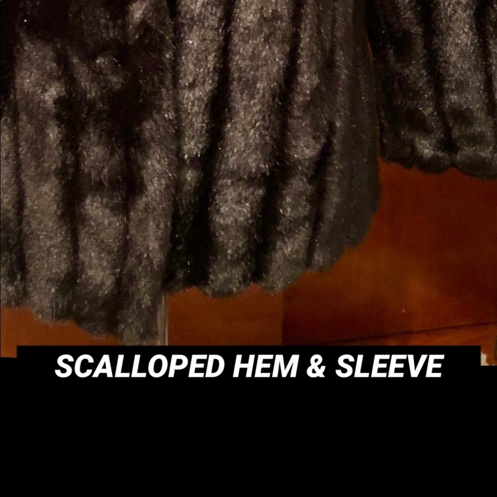 PLUS SZ CLASSIC BLACK MINK NEVER GOES OUT OF STYLE - Picture 6 of 6